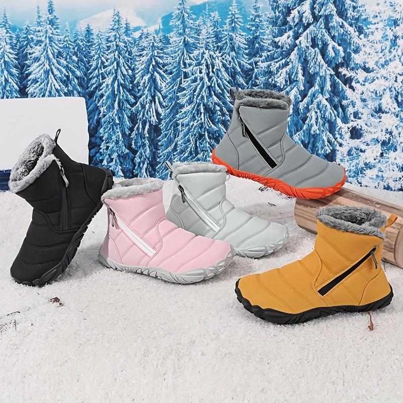 Winter Outdoor Boots Warm Comfortable Thick Breathable Stylish High Top Snow Boots Boys Girls