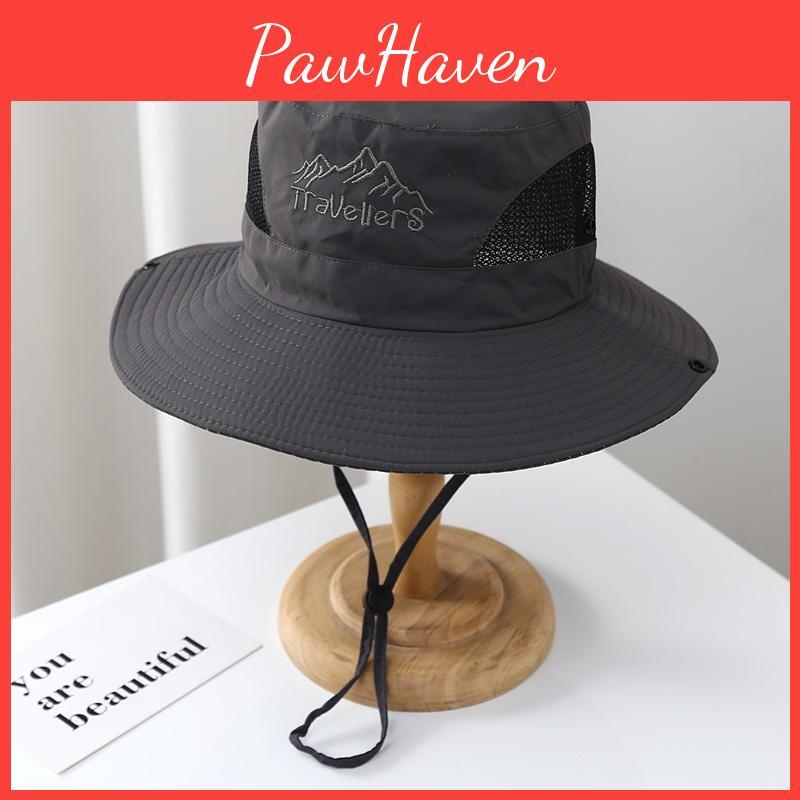 Breathable Brim Wide Fisherman Hat Outdoor Net Hats Travel Gift Mountaineering