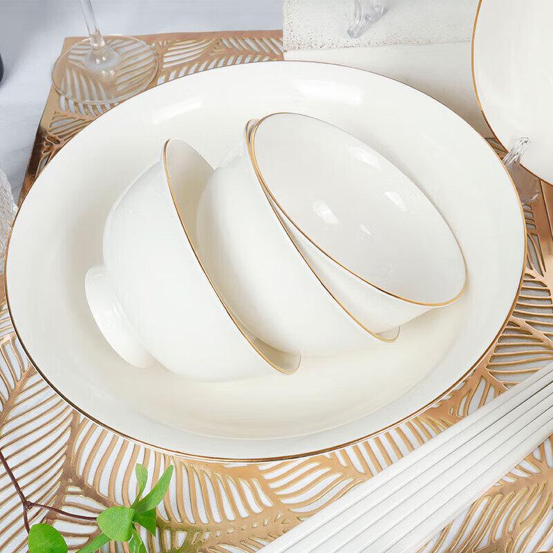 Zankang 'Golden Jade' 28-Piece Ceramic Dinnerware Set