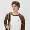 Mark Fairwhale Men's Retro Color-Block Long Sleeve T-Shirt