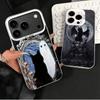 Black Cat Witch Aesthetics Soft Phone Case for iPhone 15 16 17 Pro Max 17Air 16E 14 Plus 13 12 Mini Shockproof Cover Back Shell