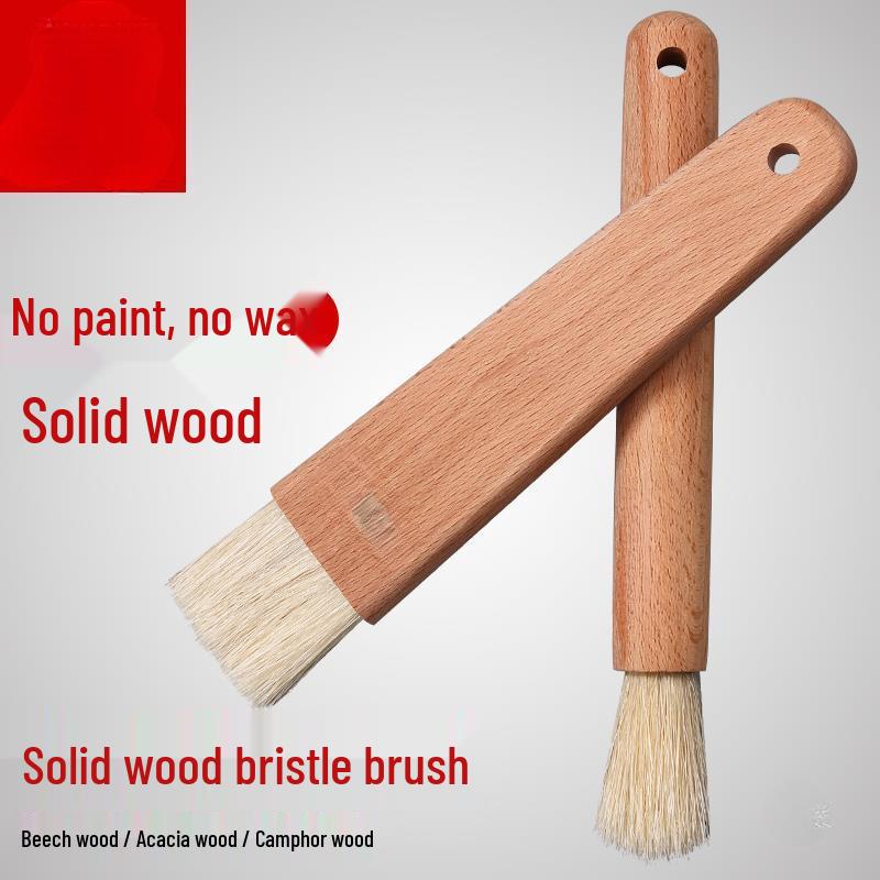 Akacia Kampferträ BBQ & Bakning Oljeborste