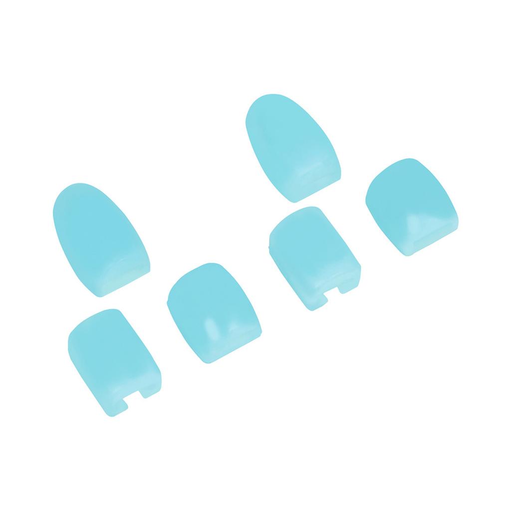 6pcs Right Hand Side Key Pads Saxophone Thumb Rest Cushion Wind Music Sax Soft Silicone Side Key Mats