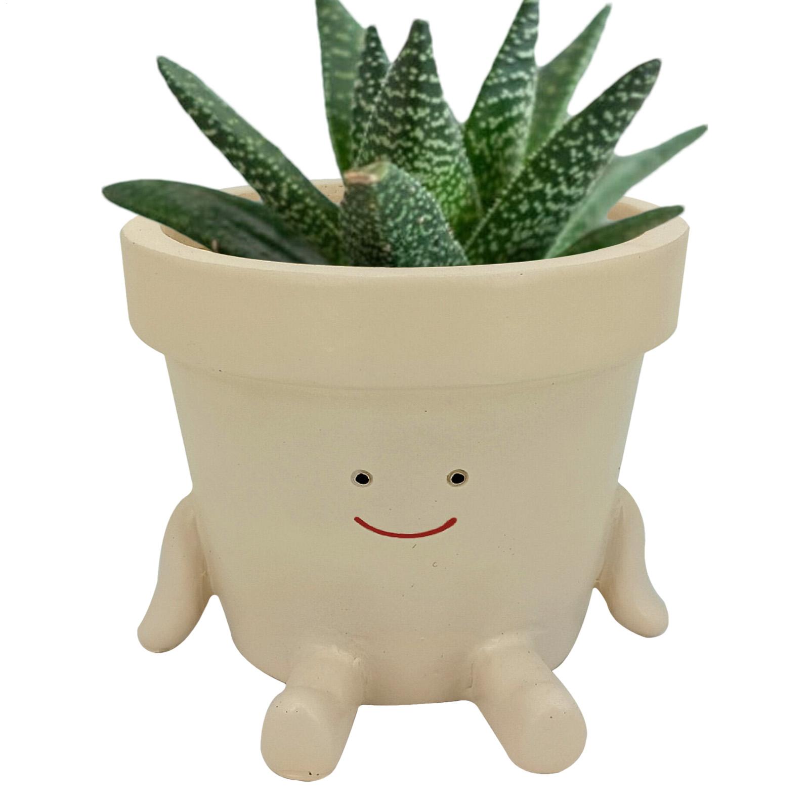 Resin Planter Pot Resin Multifunctional Planting Tool Swinging Pot Planter For Lover Beginner Family Indoor Outdoor Garden CN