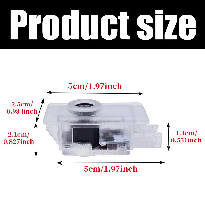 ABS Car Door Welcome Light Led HD Projector Lamp For BMW M logo E90 E92 F30 E46 E61 F07 F10 F11 F18 Car Door Lights Accessories