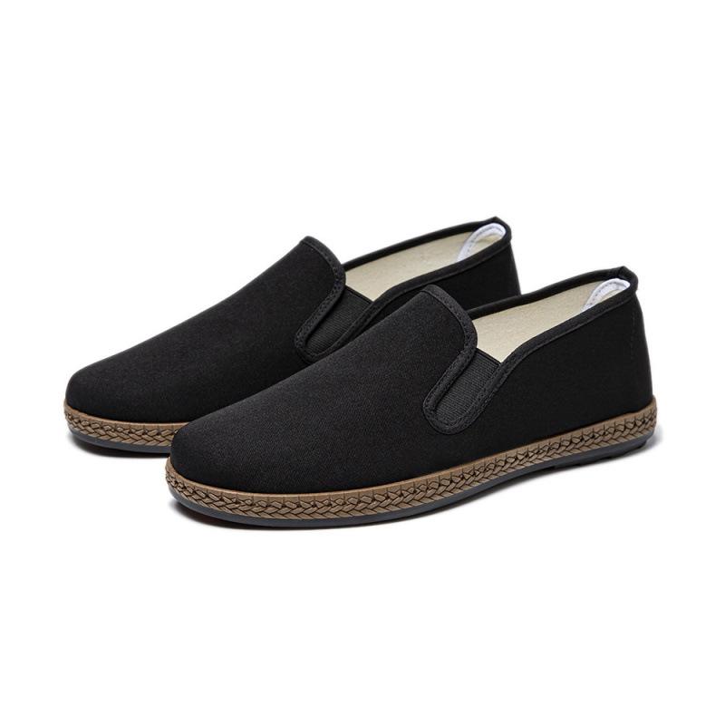 Men's Shoes Cloth Shoes Soft-soled Cloth Shoes Men's Black Cloth Shoes Breathable Casual Four-season Driving Shoes