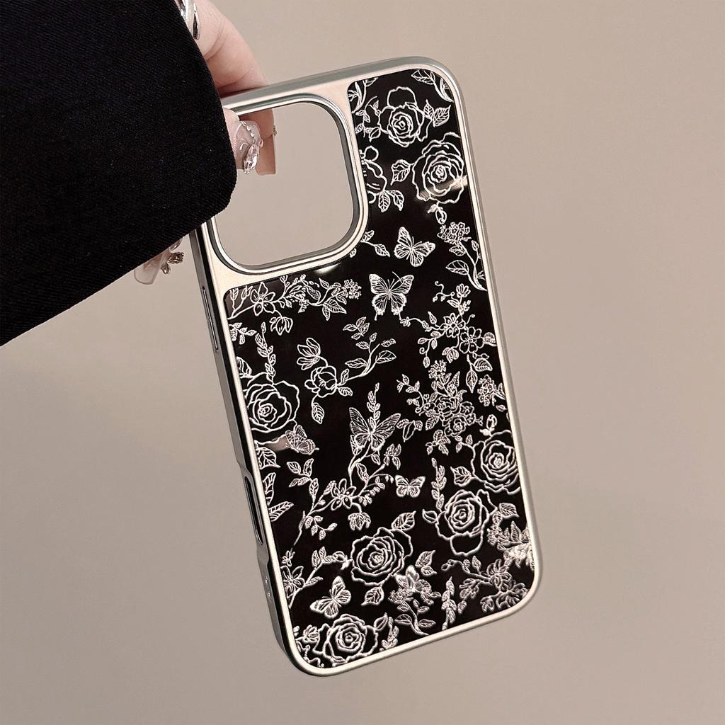 Gilt for Apple 16promax Mobile Phone Case for IPhone17 Electroplating 13/14 Butterfly 15 High-end for Huawei