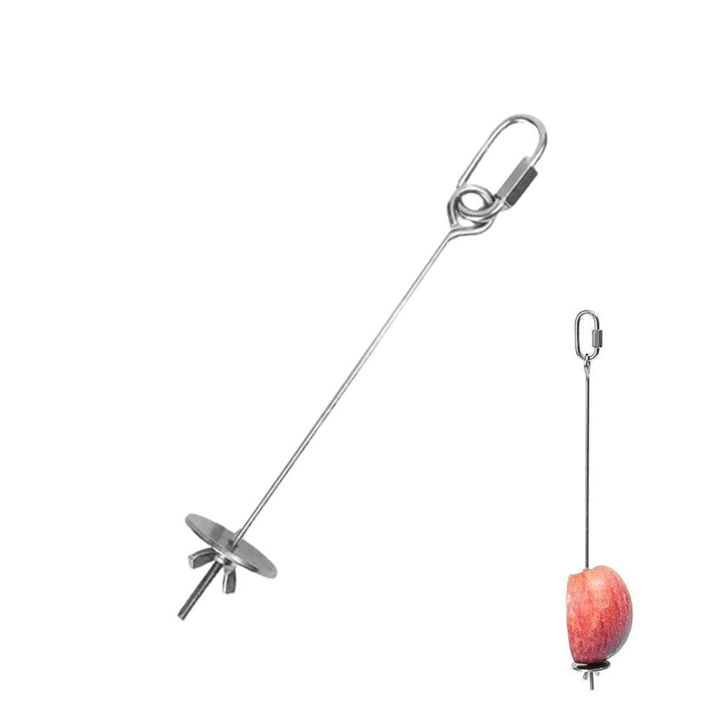 Stainless Steel Fruit Fork For Birds Bird Toy Spear Hanging Holder Pet Parrot Parakeet Bird Feeding Tool Vegetable & Corn Hook