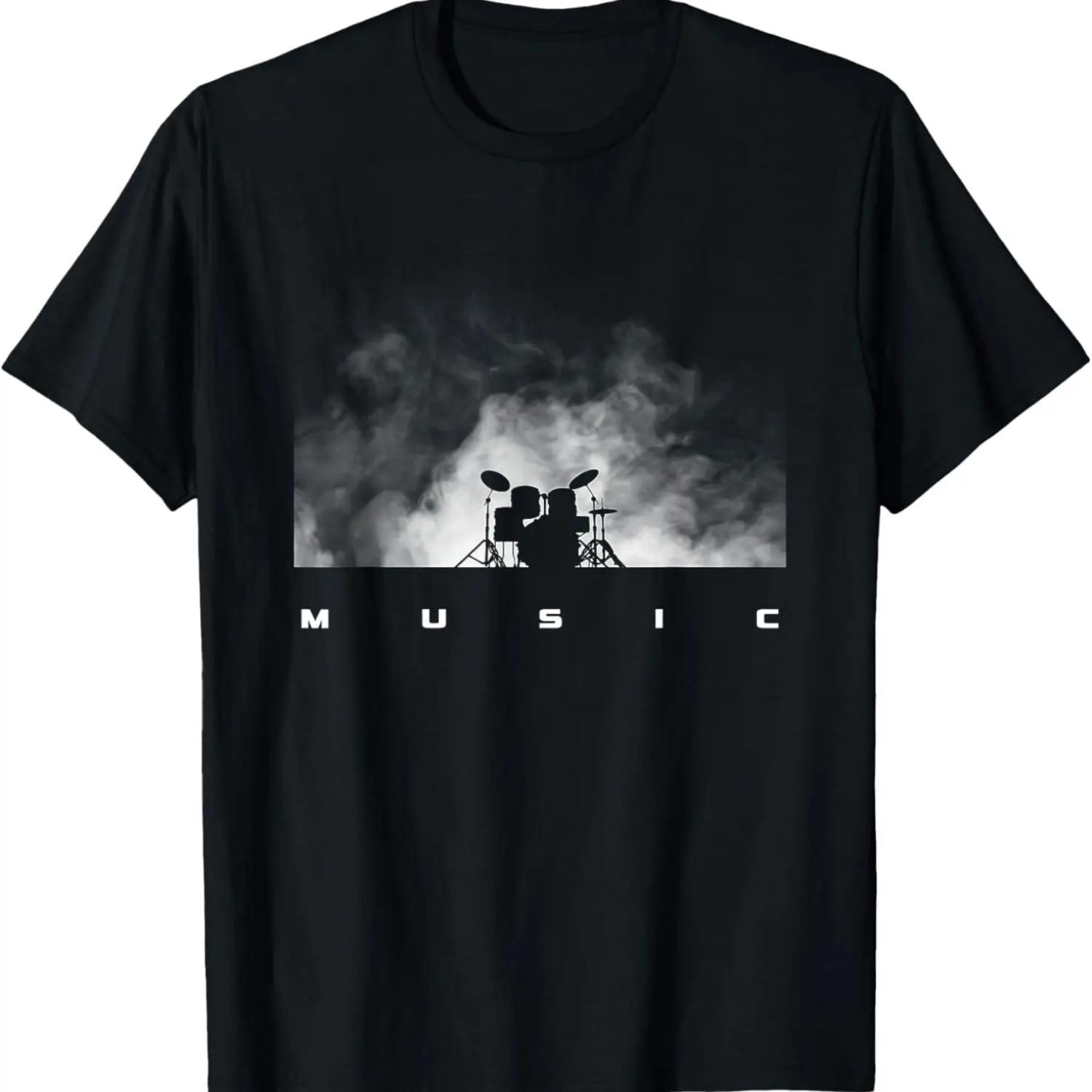 Music Band Drummer Drum T-Shirt S чёрный