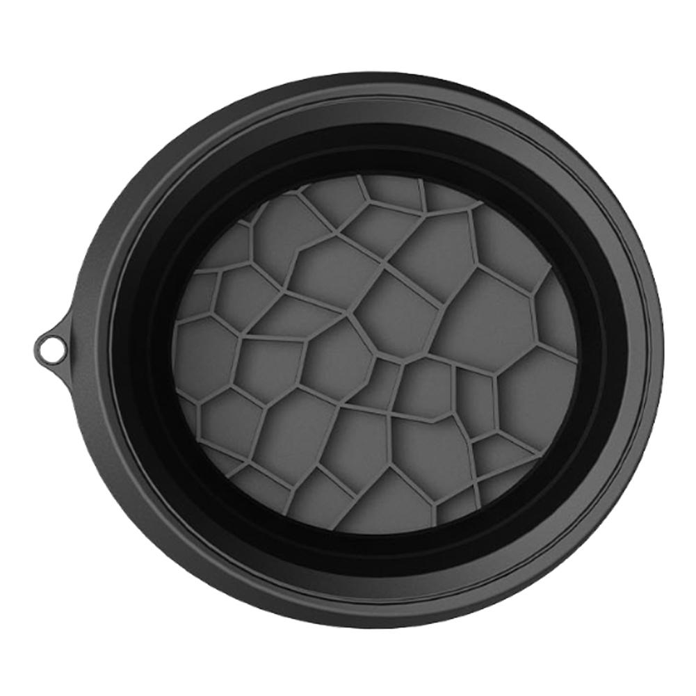 Folding Bowl Space Saving Silicone Icetray Low/High Temperature Resistant Portable Skincare Basin for Skin Tightening