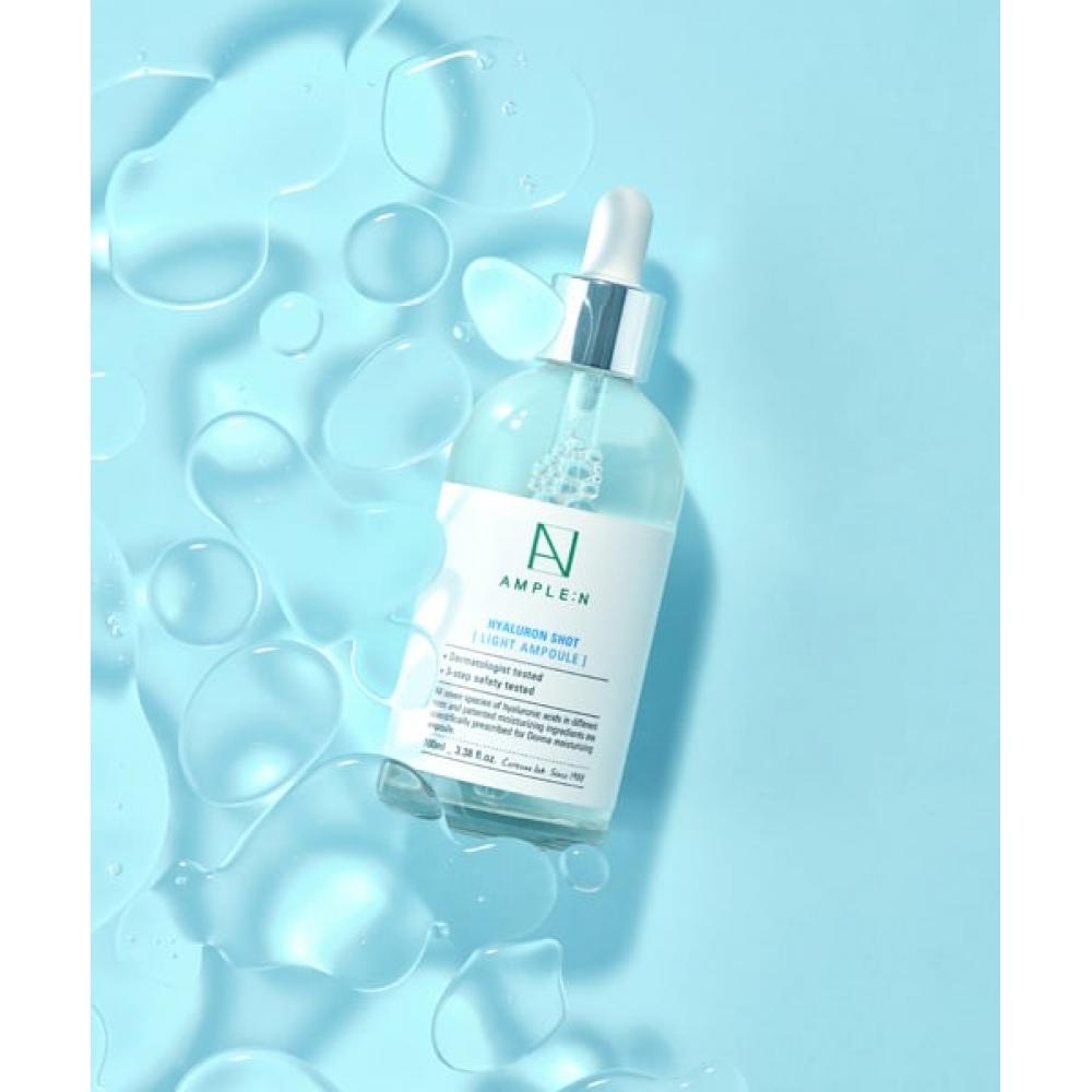 Amplen [set Of 2] Hyaluronic Shot Light Subuji Ampoule Large Volume 100ml none