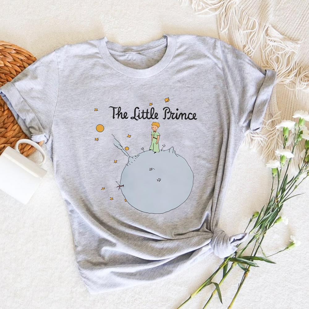 

Harajuku Classic Book Shirt Little Prince T-shirt Le Petite Prince Tshirt Saint Exupery Tee Unisex Crewneck Short Sleeves Tops S
