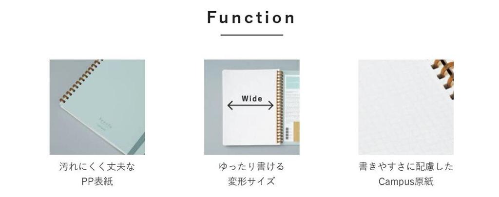 KOKUYO Soft Ring Notebook Sooofa A5 Deformation 4mm Grid Cutoff 80 Sheets Green Su-SV738S4-G [Bulk Purchase Set of 3 Books]