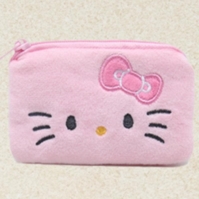 Daiso Hello Kitty Flache Stickerei Geldbörse