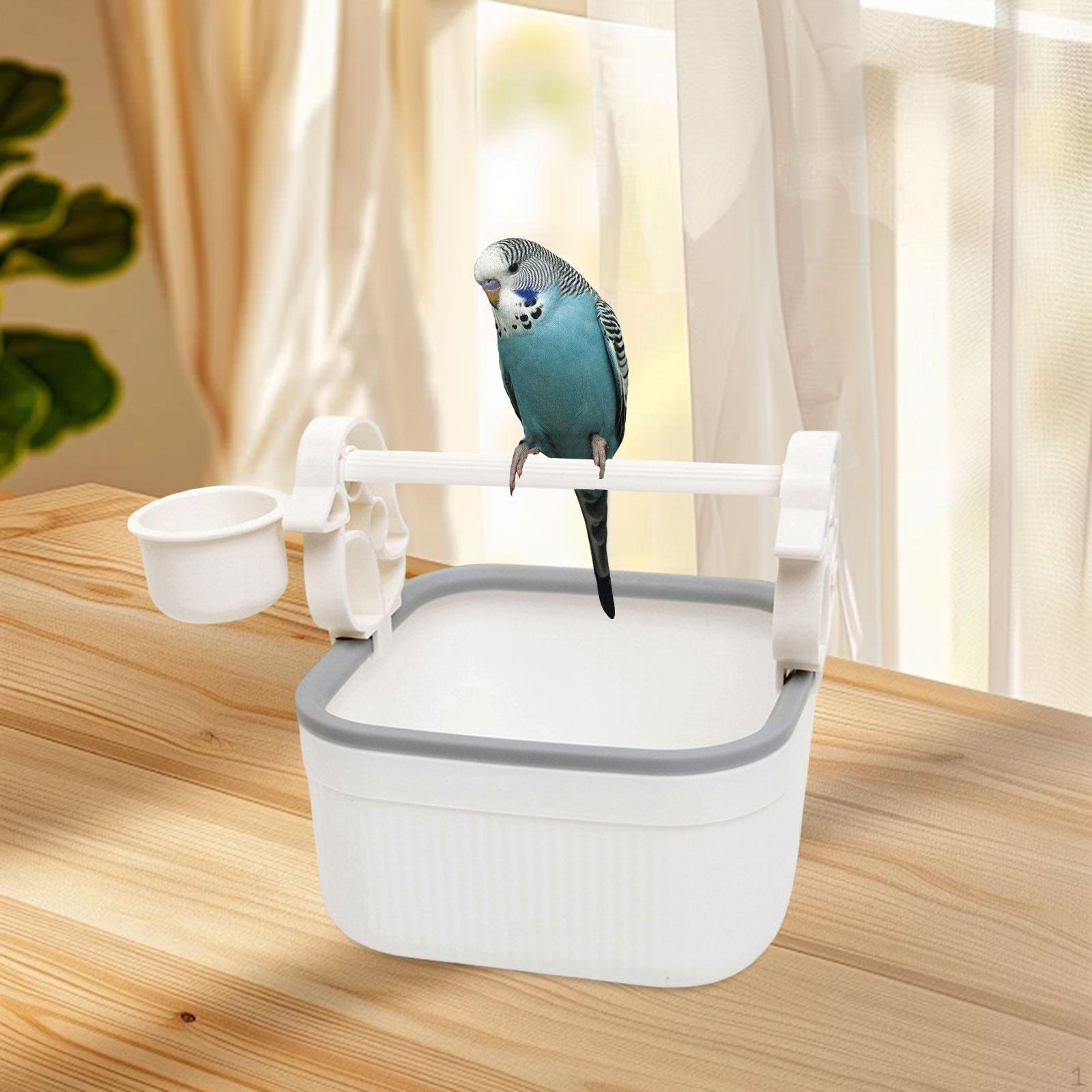 

Bird Desktop Training Stand ,Parrots Rack ,Parakeet Cage Accessories, Exercise Playgrounds for Single Pole