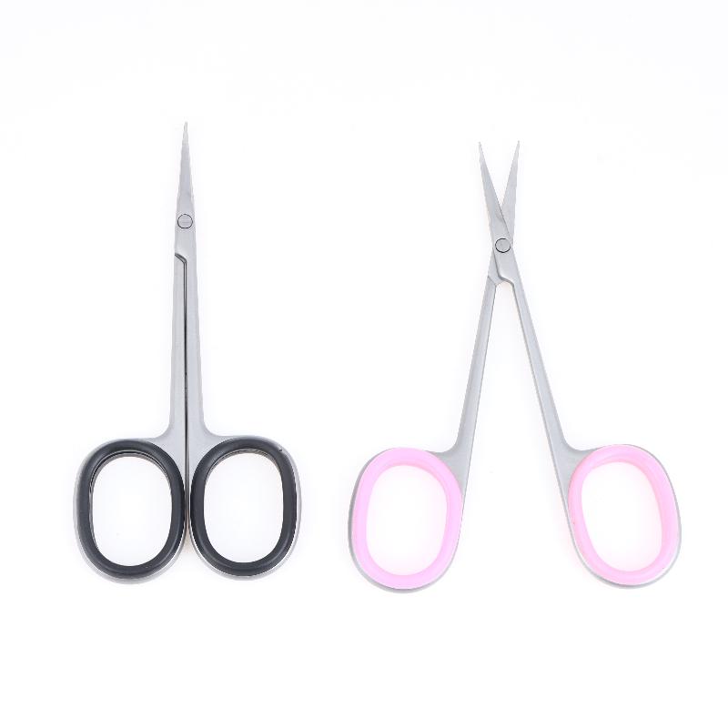 Stainless Steel Curved Tip Cuticle Scissors Dead Skin Remover Nail Art Cuticle Cutter Profession Manicure Tools Eyebrow Tools