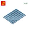 15Pcs/Lot 3036 6x8 Dots Plate Construction Bricks Basic Components Board Blocks Works With all Brand Playthings Ideal For Children Gift Idea Box