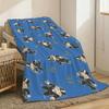 m-Monopolys Throw Lightweight 240g Flannel Blanket Soft Skin-friendly for Summer Cooling
