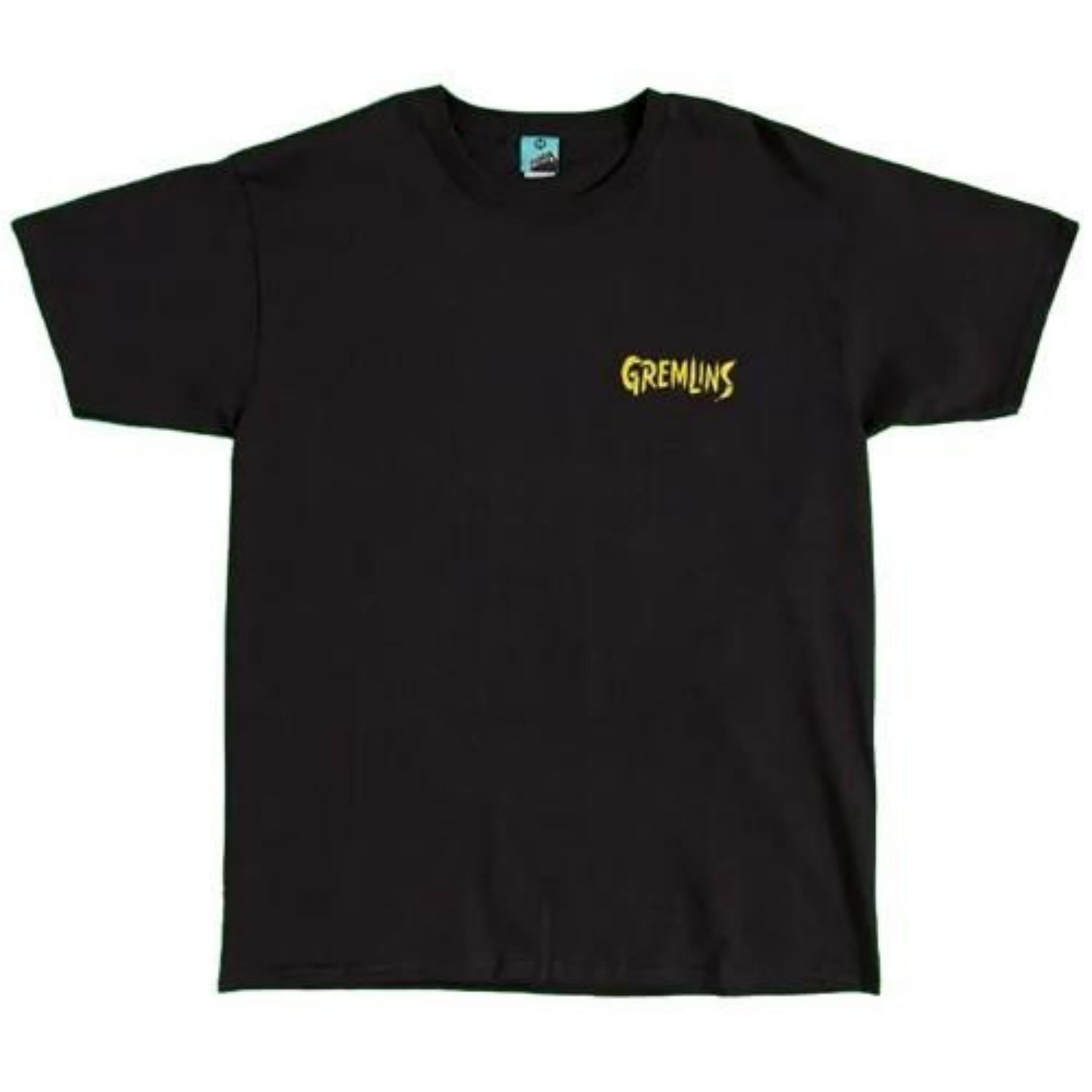 Gremlins Unisex Adult DonÂ´t Feed After Midnight Stripe Back Print T-Shirt XXXXL