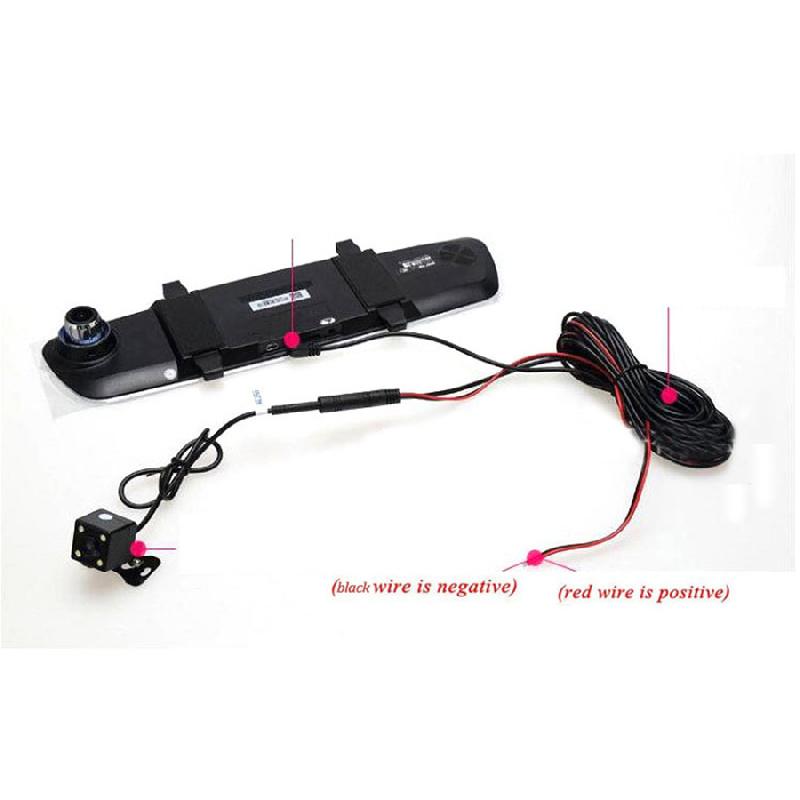 New 4Pin Car Rear View Reverse Parking Camera Night Sight 4LED Lamp 2.5mm Jack Port