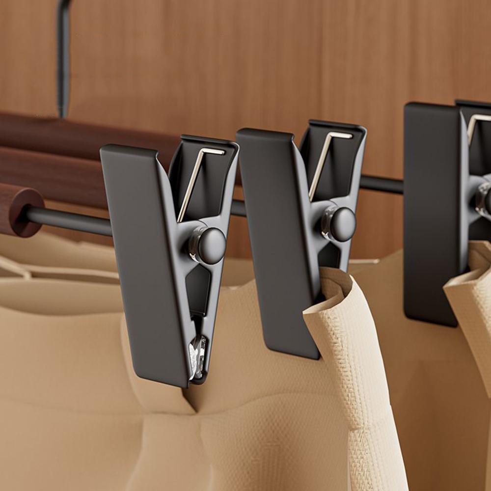 10pcs Thickened Wide Shoulder Beech Wood Suit Hanger Non Slip Seamless Paint Metal Steel Frosted Rod Home Hotel Dry Wet Dual Use