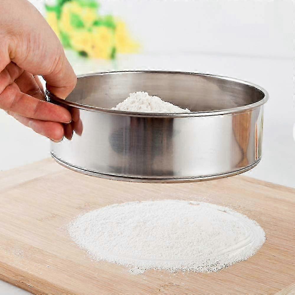 Edelstahl Mehlsieb Fine Mesh Mehlsieb Fr Back Mehlsieb Fine Mesh Net Mehl Siebe Kuchen Backen Runde Mehlsieb Premium Rostfreie Kchenhelfer Mehlsieb Ba