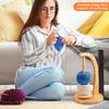 Wooden Yarn Holder Spinning Knitting And Weaving Auxiliary Tools Crochet Rotating Magnetic Thread Spool Wool Ball Winder Spinner