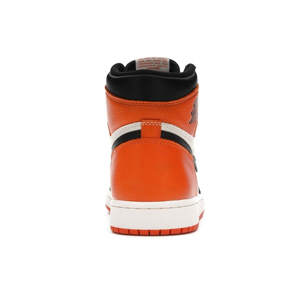 Air Jordan 1 Retro High OG Shattered Backboard 2015 Men Sneakers Orange Black Starfish 555088-005