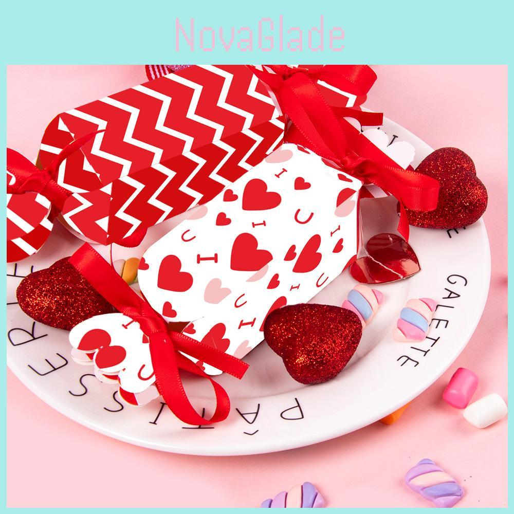 Valentines Day Candy Shape Snack Packaging Box Party Decor Set With Paper Material For Celebrations
