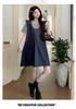 Stylish Tencel Denim Skirt for Pregnant Women - Ultra-Thin, Cool, Loose Fit, Fake Two-Piece, Plus Size
