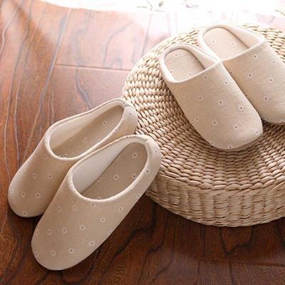 Everyday Flower Dot Unisex Living Room Slippers 2COLOR CH1893512