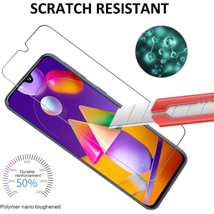 Film Protecteur - LittleMonkey - Samsung Galaxy A31 - Verre Trempé - 2 Pièces - Résistant aux Rayures