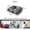 Adelphos Donut Cushion for Air Air Seat AIR8 Hemorrhoids, Postpartum, Tailbone, Cushion, Mat, Air, Chair, Wheelchair, Car, Cushion, Cushion, (Gray)