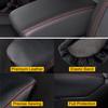 Leather Center Console Lid Armrest Cover Fit JEEP Wrangler JL JLU  2018-2024