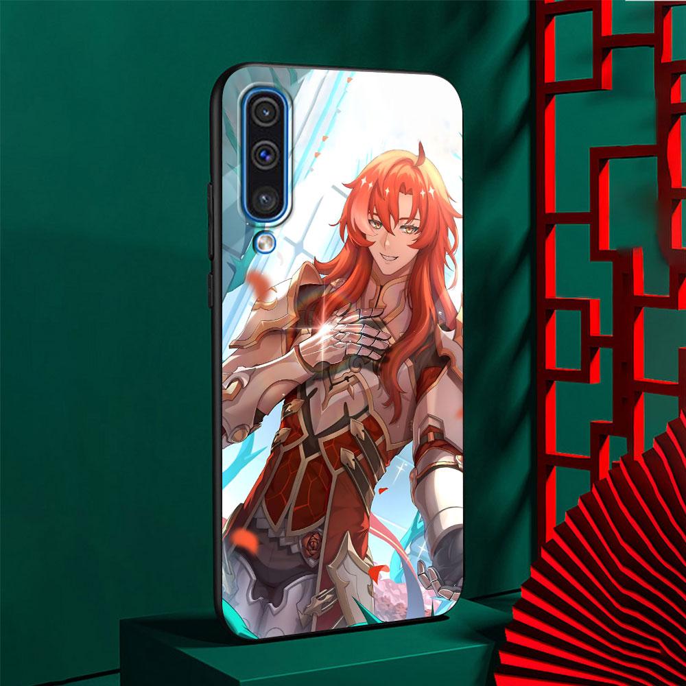 Honkai Star Rail Argenti Case do Samsung Galaxy A70 A70s A20e A02s A30s A50s A10 A20s A20 A30 A50 A03s TPU Czarny pokrowiec na telefon