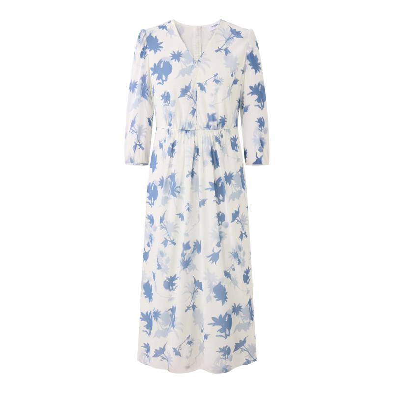 

PORTS Women s V-Neck Print Midi Dress L