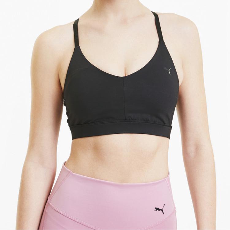 Puma Fitness Training Yoga Sports Bra Women Underwear Black 51947102