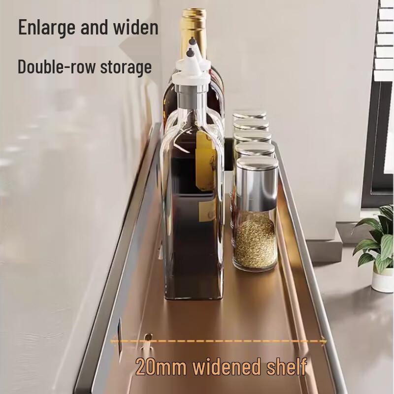 BieYing Wall-Mounted Kitchen Spice Rack