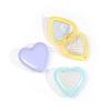 Candy Color Heart matu ķemme ar spoguļa antistatisko masāžas ķemmi matu veidošanas rīku