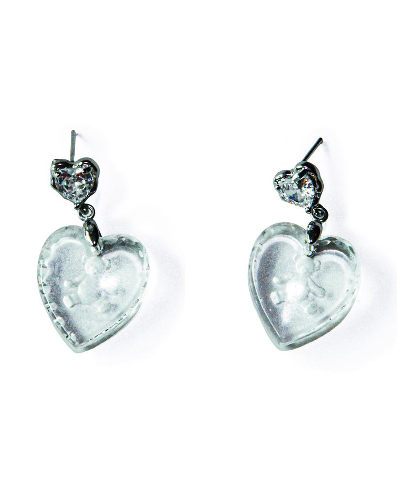Lovuee Teddys Heart Earrings