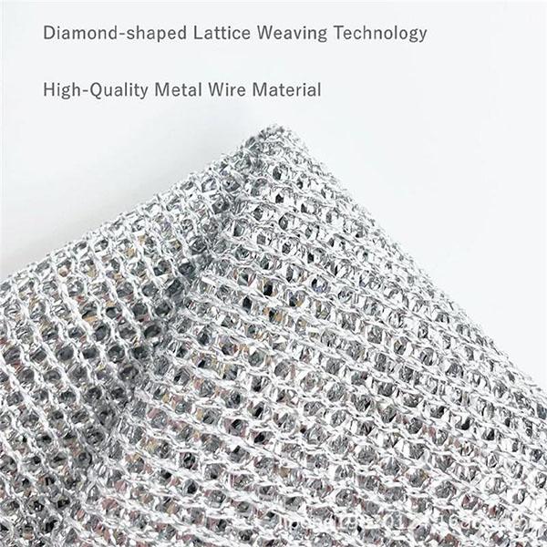 Kitchen Cleaning Cloth Rust Removal Magic Cleaning Cloth Metal Steel Wire Cleaning Rag Multipurpose Dish Wash