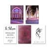Modern Islamic Painting Canvas Picture for Home Purple Arabic Calligraphy Wall Art Posters and Prints for Living Room No Frame