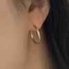 14k Minimal Hoop Earrings