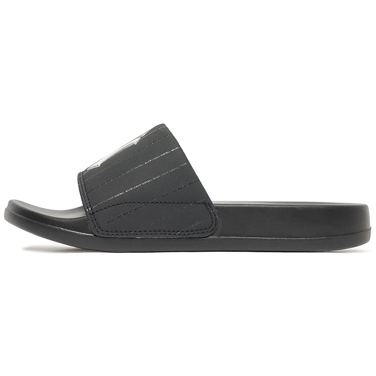 MLB Slipper New York Yankees Classic Sports Casual Slide Sandals Unisex Footwear Black White 3ALPAD323-50BKS