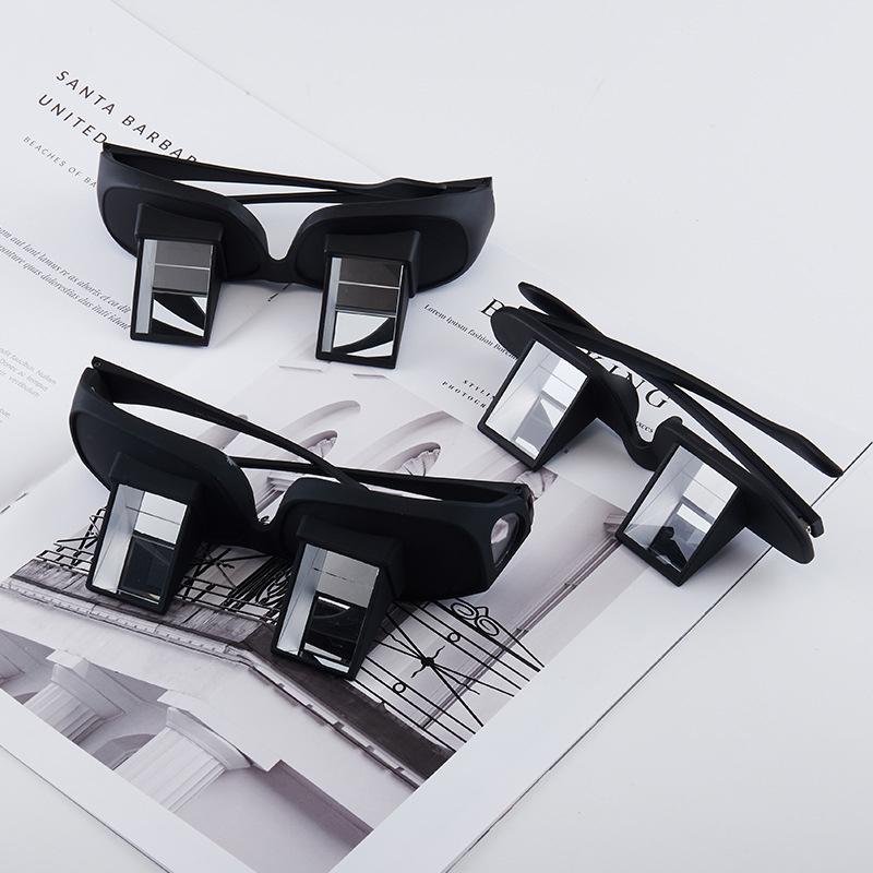 Lazy Eyeglasses Lazy Reading Glasses Prismatic Horizontal Glasses Lying Down Bed Reading Watching Hd Readers Glasses