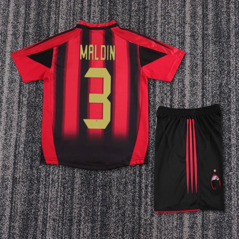 

Vintage jersey, football jersey, children s suit AC Roma Inter Mika Maldini Robagio jersey 16