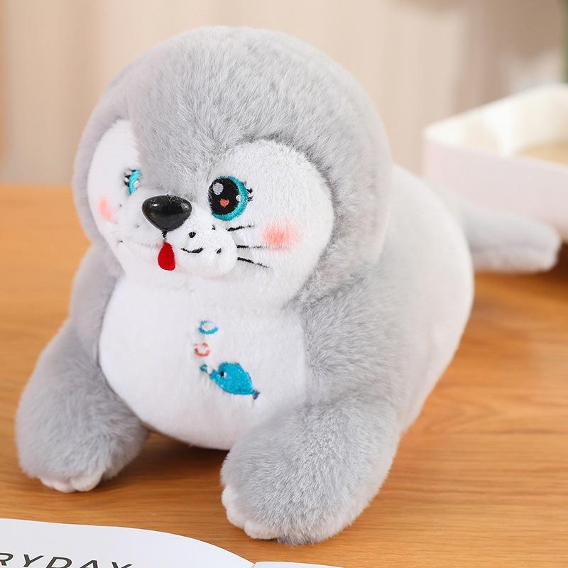 

Sea Lion Plush Toys Cute Aquarium Animal Pillow Children s Doll Holiday Gifts 35cm