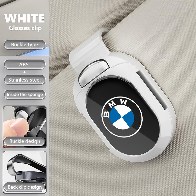 BEKV7 Universal Car Sunshade Sunglasses Storage ID Card Glasses Clip For BMW M Performance Alpina M3 M5 M6 X1 X3 X4 X5 G20
