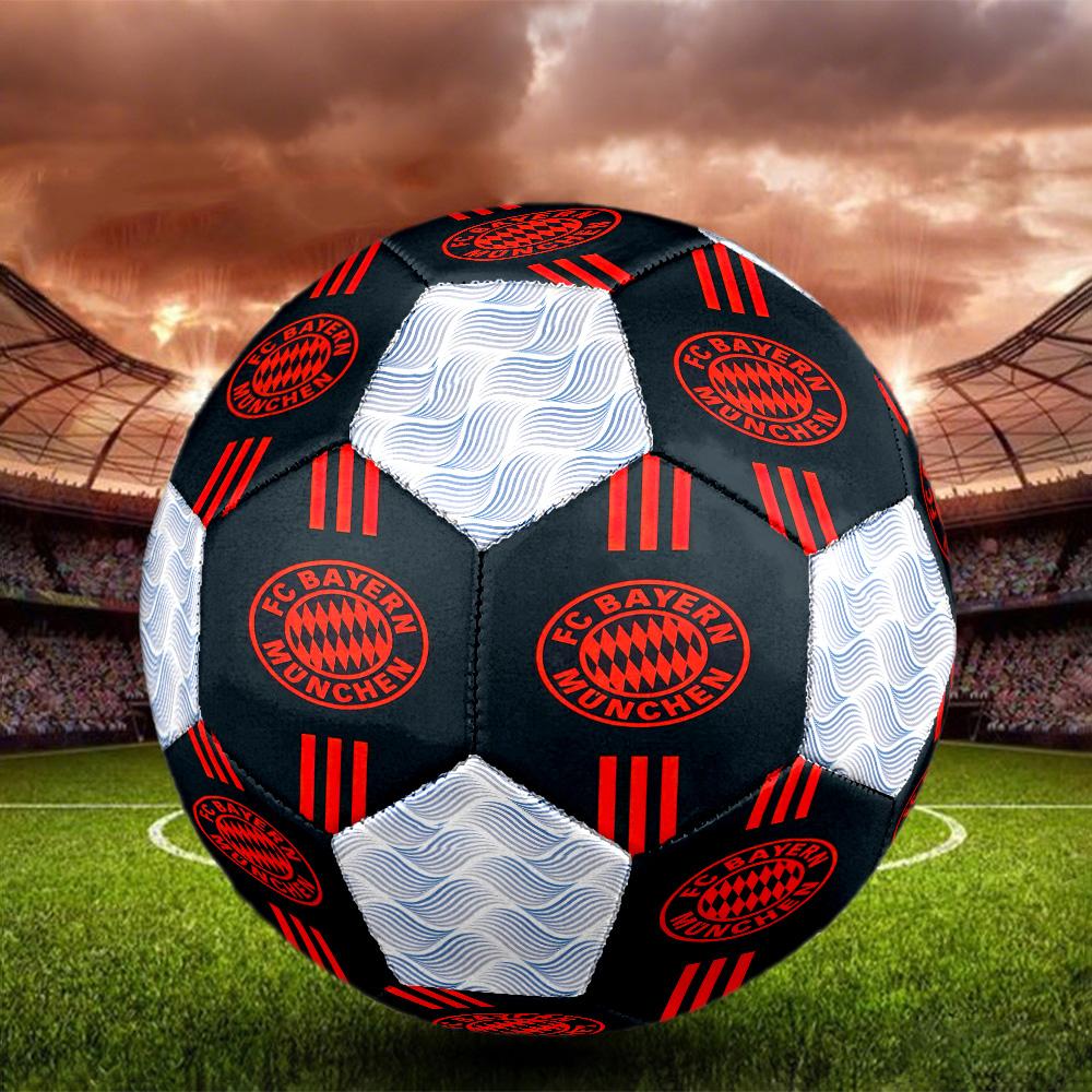 1 Stück FC Bayern München Fußballverein Fußball Fußball Größe 5 Hallenfußball Mode Bunt Hinterhofspiel - Großartig für Sportfans Geschenk