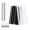 Good-Mini Stitchgun Fasteners,2400Pcs Fixer Tagginggun Barbs Attachments With 5 Pcs Extra Fine Needles(Black/White)